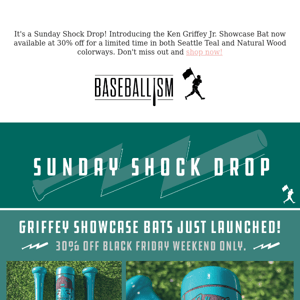 SURPRISE SUNDAY SHOCK DROP!! - Ken Griffey Jr. Showcase Bats live now!