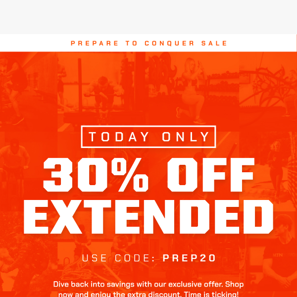 🚨 30% OFF SALE EXTENDED 🚨