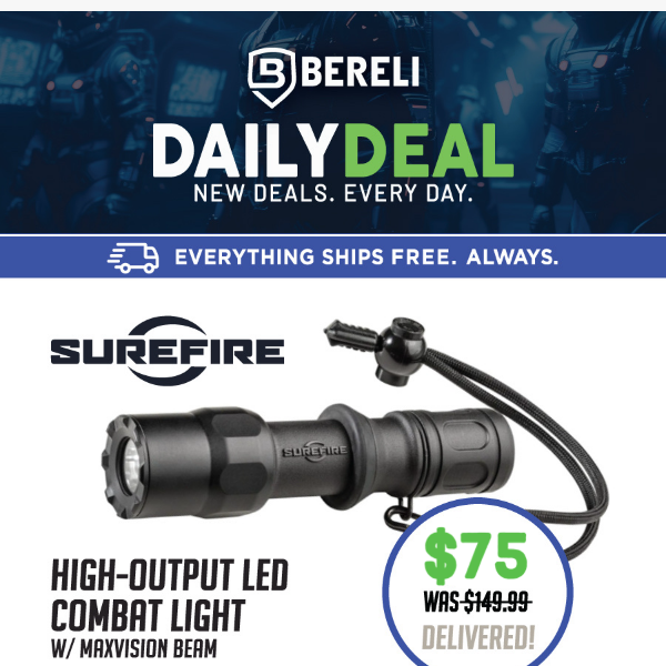 We Are Not Kidding! 🔦 50% Off SUREFIRE Combat Light