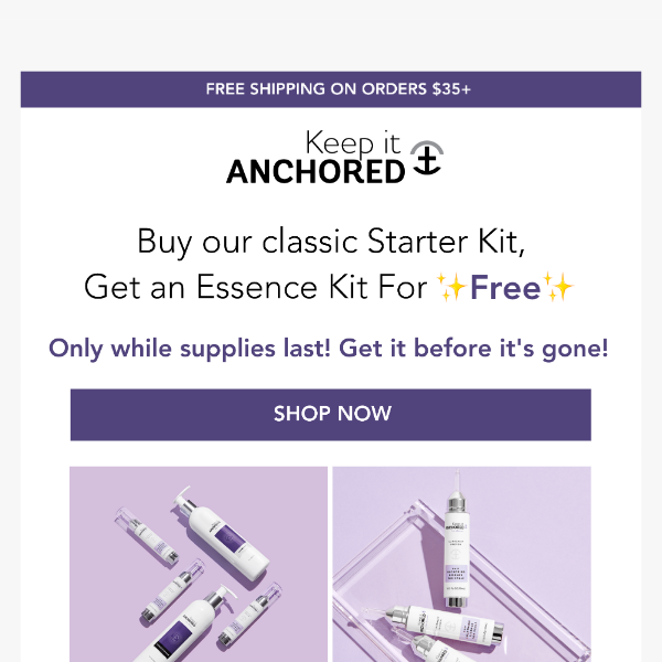 Buy Starter Kit, Get FREE Essence Kit