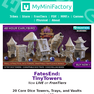 FatesEnd returns with Tiny Dice Towers! 🎲