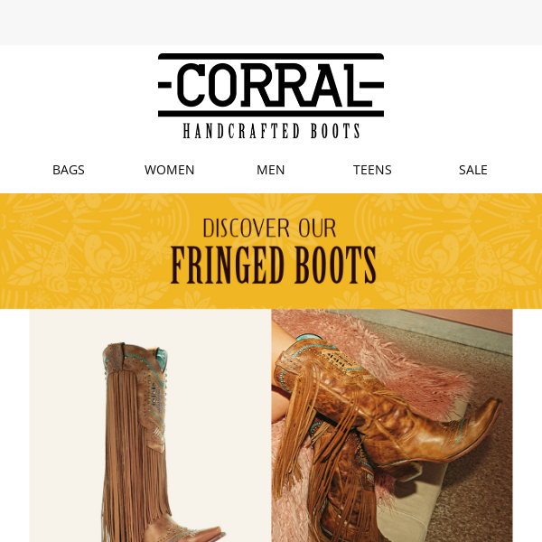 Discover Our Fringed Boots.👢