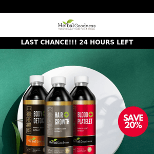 LAST CHANCE! MEGA SALE ENDS IN 24 HOURS 😲