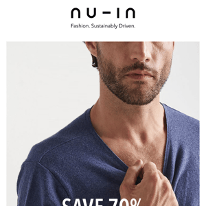 SAVE 70% of Mens's Knitwear. Don't miss out!