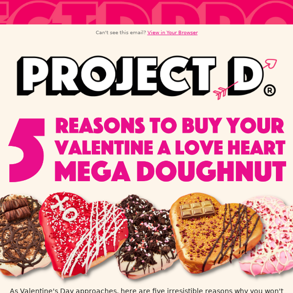 5 Reasons to buy your valentine a mega doughnut! 🍩