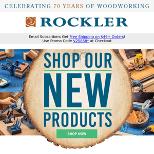 Look at What's New For You at Rockler!