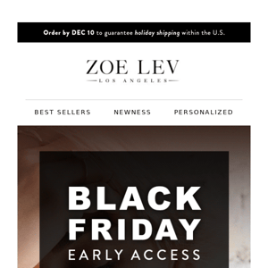 BF EARLY ACCESS - 25% off Sitewide!