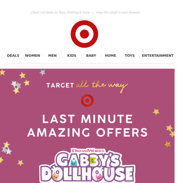 Gabby's Dollhouse Last Minute Amazing Offers