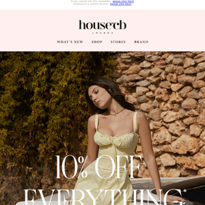 Sunday Treat! Enjoy 10% off everything today only!