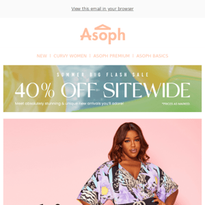 Don't Miss Out! Take 40% OFF Everything You Love!💛