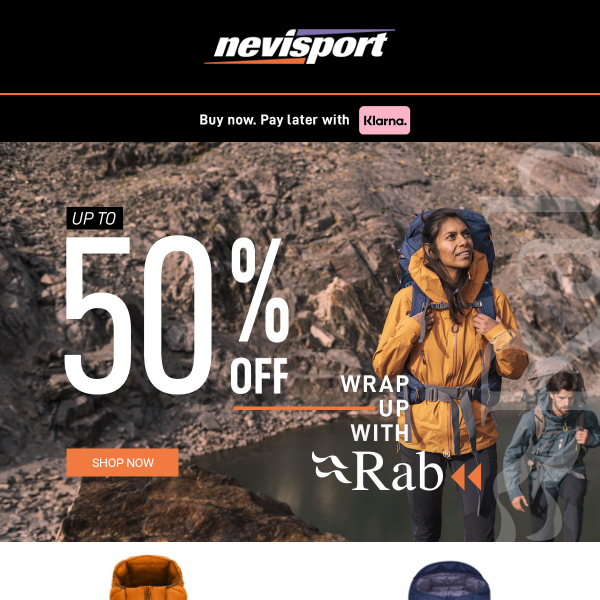 Wrap up with Rab | Up to 50% Off Rab Products