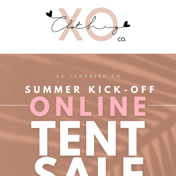 ✨ONLINE TENT SALE ✨Items starting at $5!