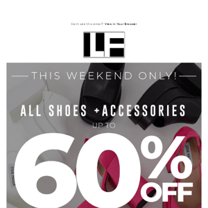 OMG All Shoes Up to 60% OFF 💥