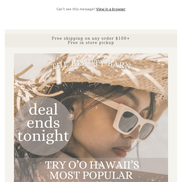 ☀️Ends Tonight! O'o Hawaii Skincare Set Deal