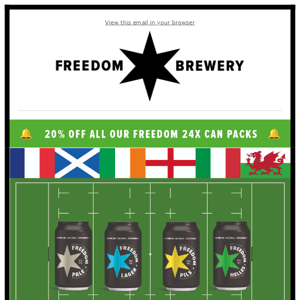 Six Nations 24x Can Pack Discount! 🏉🍺