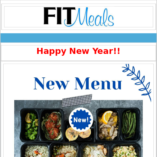 Happy New Year FIT Meals!