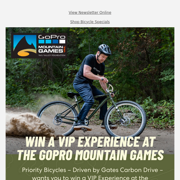 Win a VIP Experience at GoPro Mountain Games!