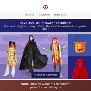 Scary-good savings on Halloween costumes 🚨