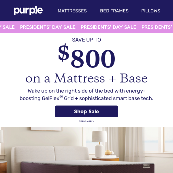 Dream Come True: Save up to $800 on a Mattress + Base