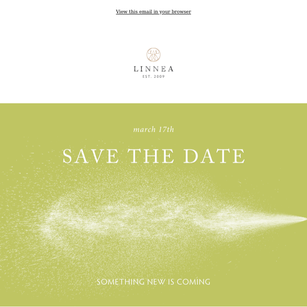 Save the Date: Something New is Coming