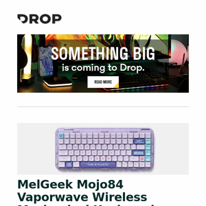 MelGeek Mojo84 Vaporwave Wireless Mechanical Keyboard, Kinera Gumiho In-Ear Earphones, Kailh Speed Silver MX Mechanical Switches and more...