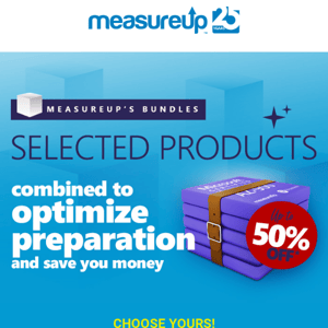 🔥 Up to 50% OFF on Bundles at MeasureUp