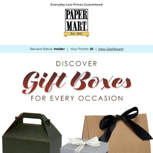 Shop Beautiful Gift Boxes & Get 10% Off in Bulk