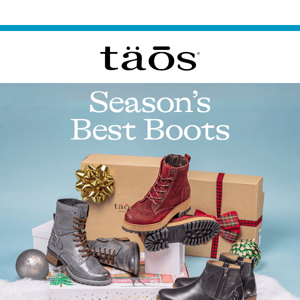 Season's Best Boots! Just in time...