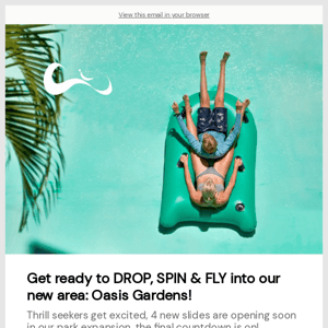 Countdown is on! Get ready to explore Oasis Gardens this July