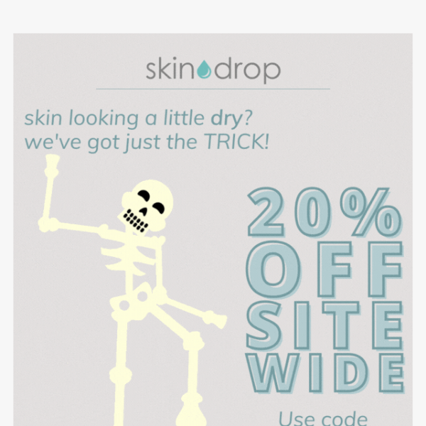 👻 20% off sitewide!