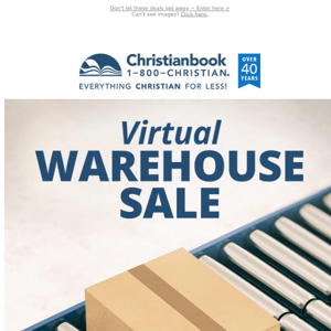 Save 75%+ at Our Virtual Warehouse Sale