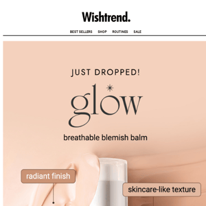 NEW DROP! glow's breathable blemish balm