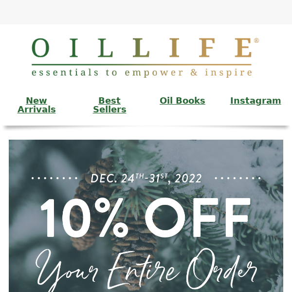 ⏰ Hurry, this is your LAST CHANCE to get 10% off your entire order!