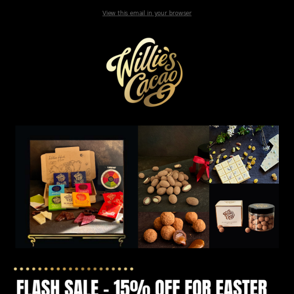 Flash SALE 15% Off Easter Treats 💌