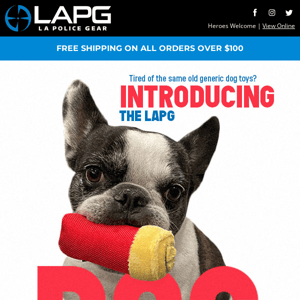 Introducing the LAPG Dog Toy 🐶