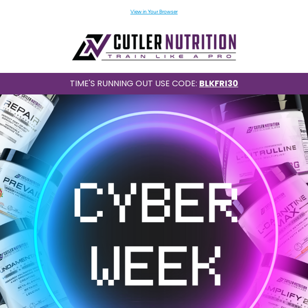 Time's Running Out: Cyber Week 30% Off Expires Soon!
