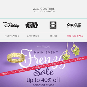 Couture Kingdom Up to 40% off ENDS TONIGHT💲⭐💲