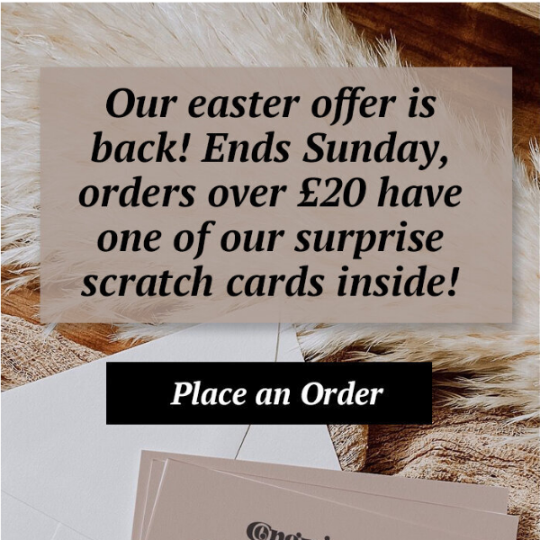 🤑 Easter Scratch Card Offer 🐣