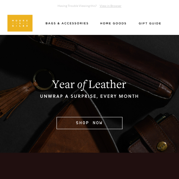 Year of Leather is here