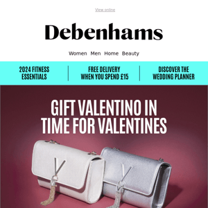 Shop an extra 10% off Valentino Bags this Valentines