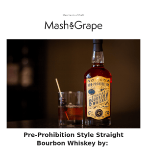 Black Button's Pre-Prohibition Style Bourbon is Back. 🥃