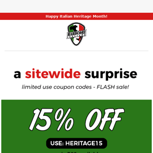 HERITAGE SALE: 30% off sitewide 🚨