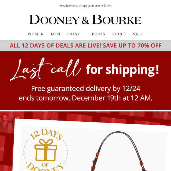 All Dooney Days Are Live! Shop Styles From $29.