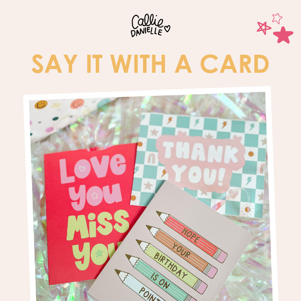 Say it with a card! 💌