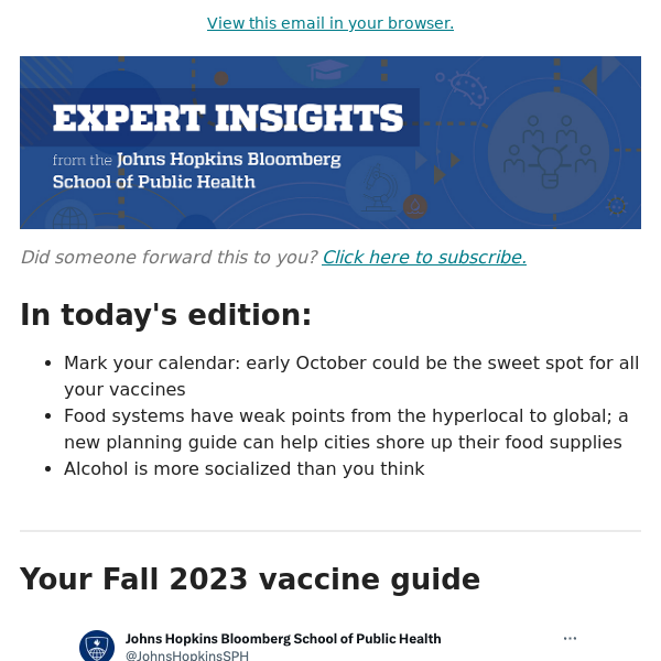 Your Fall 2023 Vaccine Plan