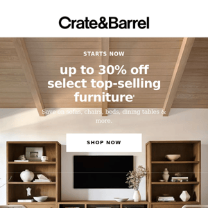 Our best furniture deal of the season is ON →