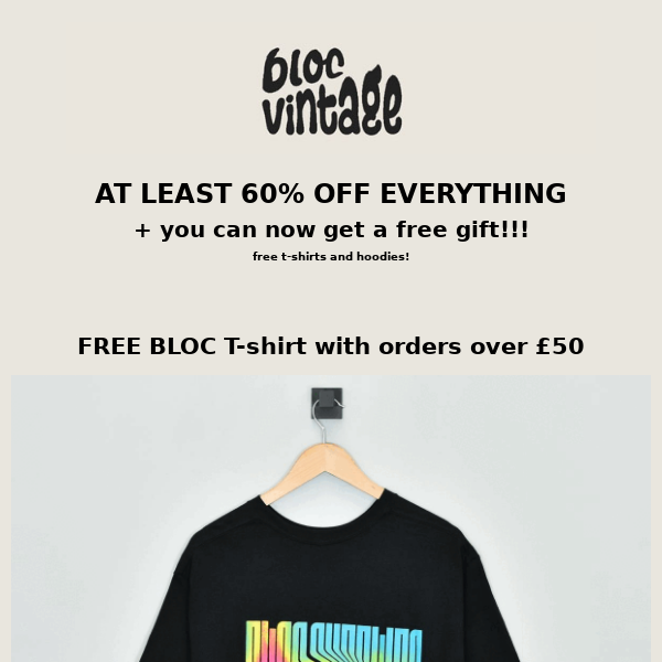 NOW 60% OFF EVERYTHING | WEBSITE CLOSES IN 6 DAYS!