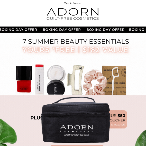 7 Summer Beauty Essentials *FREE 💗$182 Value!