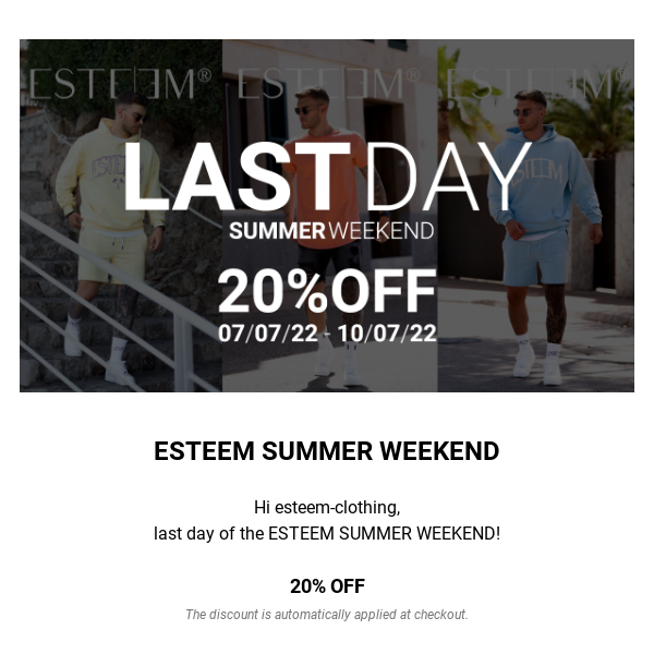 20% OFF | LAST DAY