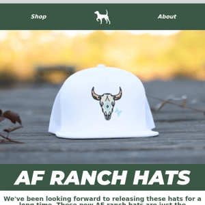 NEW: American Fetcher Ranch Hats 🤠